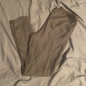 Gray Metallic Leggings